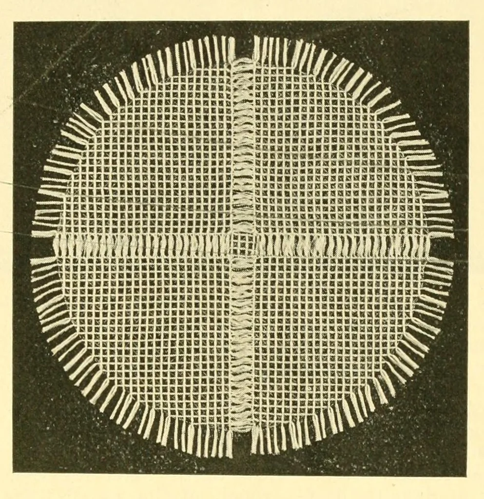 An illustration from Book of instructions, the Priscilla weaving art, 1915, leaf 17