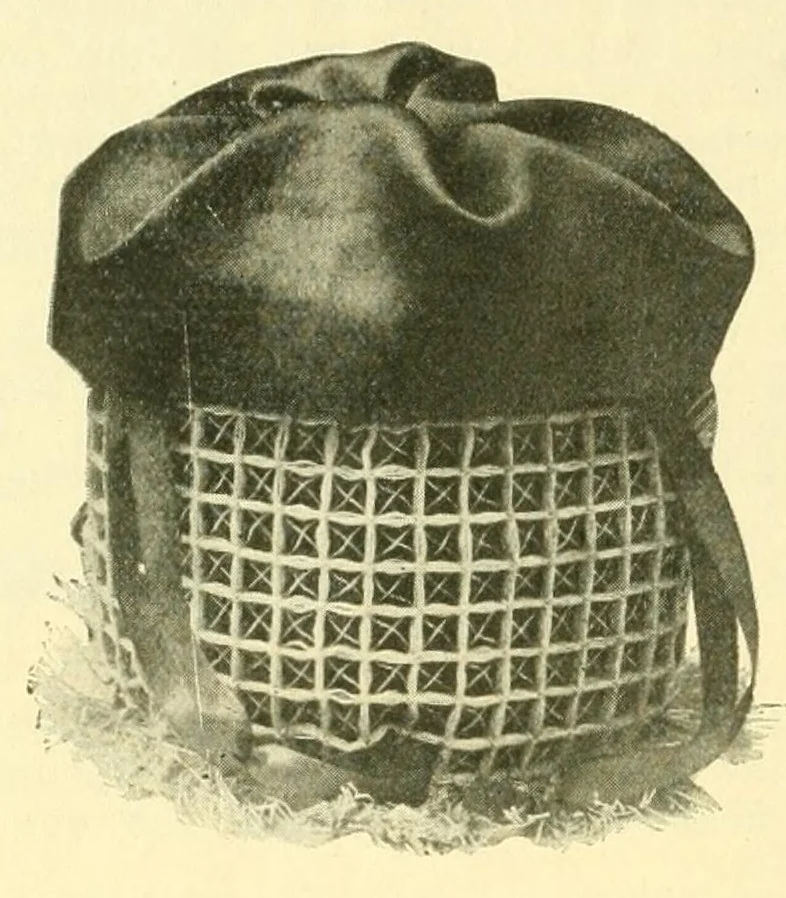 An illustration from Book of instructions, the Priscilla weaving art, 1915, leaf 20