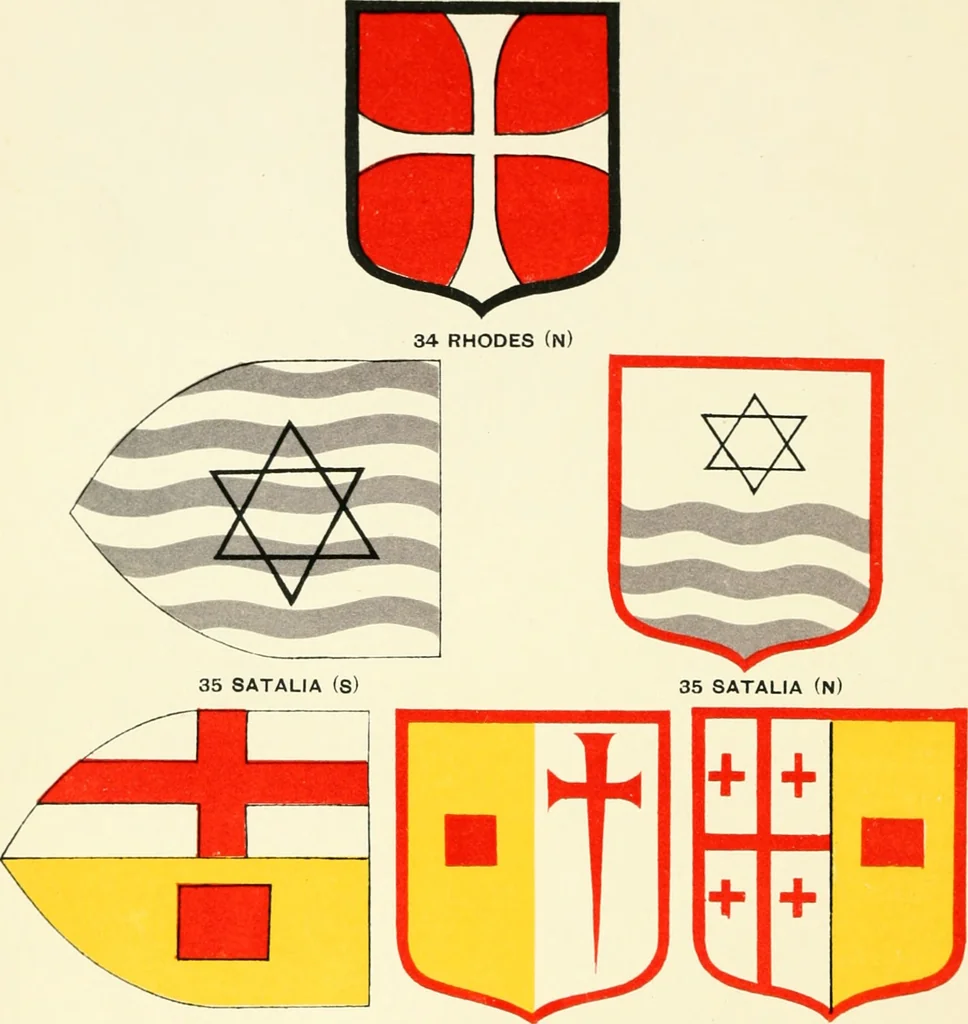 An illustration from Book of the knowledge of all the kingdoms, lands, and lordships that are in the world, 1912, leaf 53