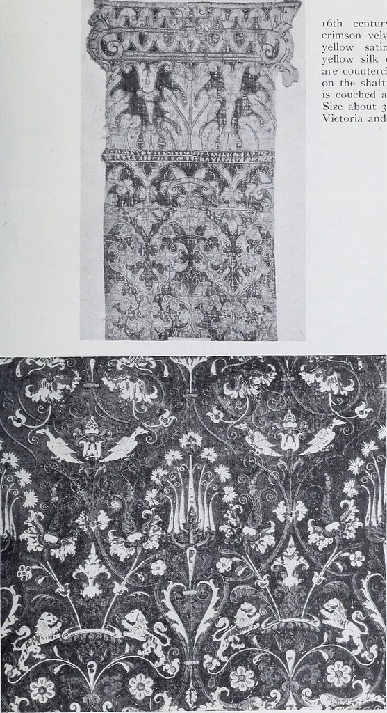 An illustration from A book of old embroidery, 1921, leaf 100