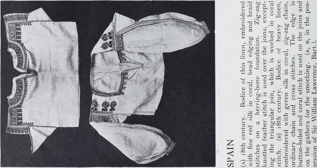 An illustration from A book of old embroidery, 1921, leaf 105