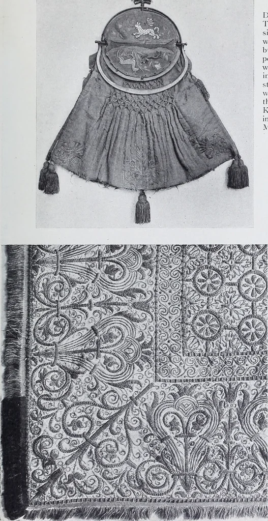 An illustration from A book of old embroidery, 1921, leaf 112