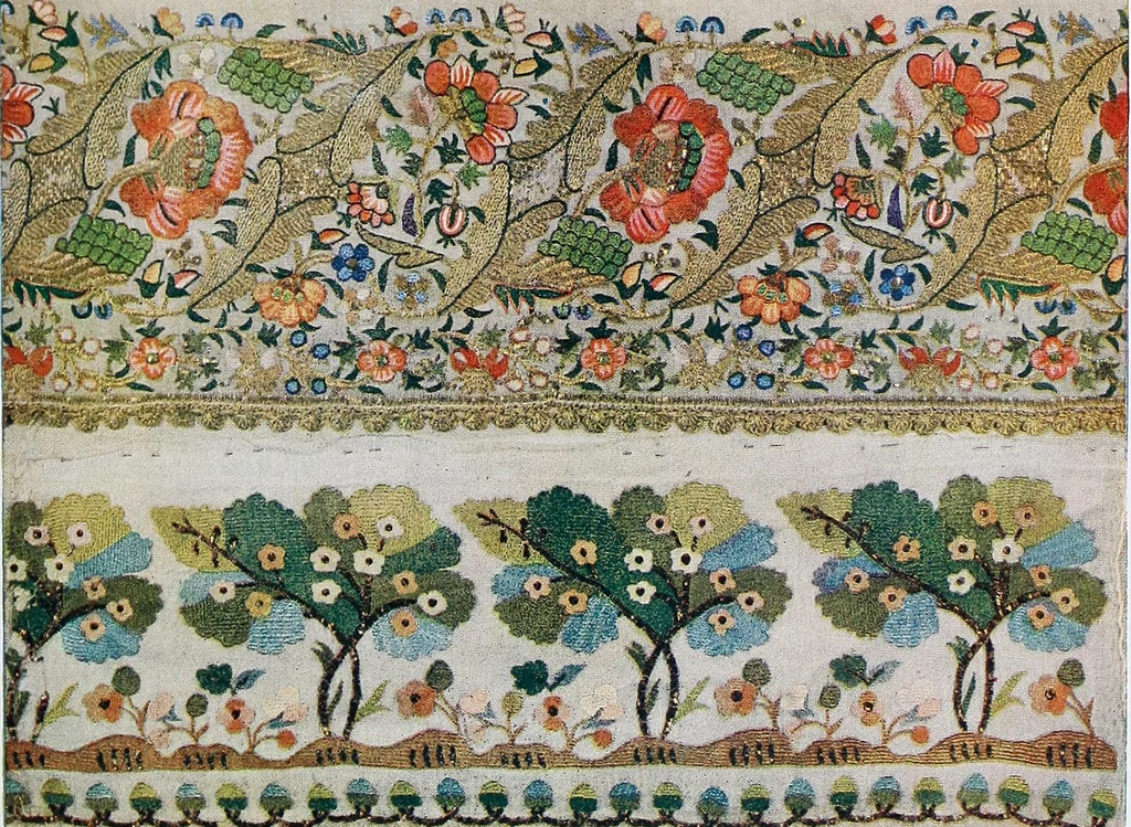 An illustration from A book of old embroidery, 1921, leaf 122