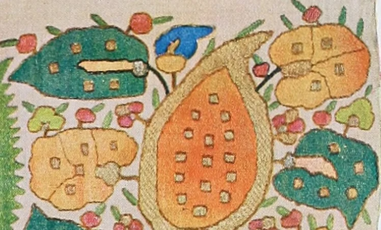 An illustration from A book of old embroidery, 1921, leaf 128