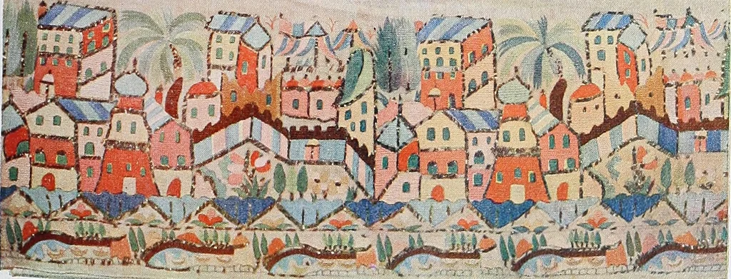 An illustration from A book of old embroidery, 1921, leaf 128