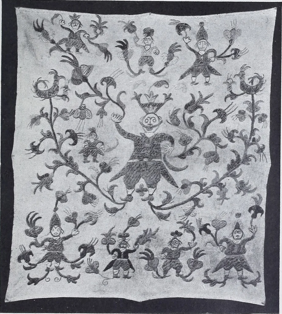 An illustration from A book of old embroidery, 1921, leaf 130