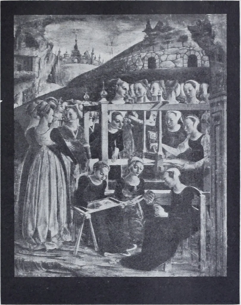 An illustration from A book of old embroidery, 1921, leaf 56