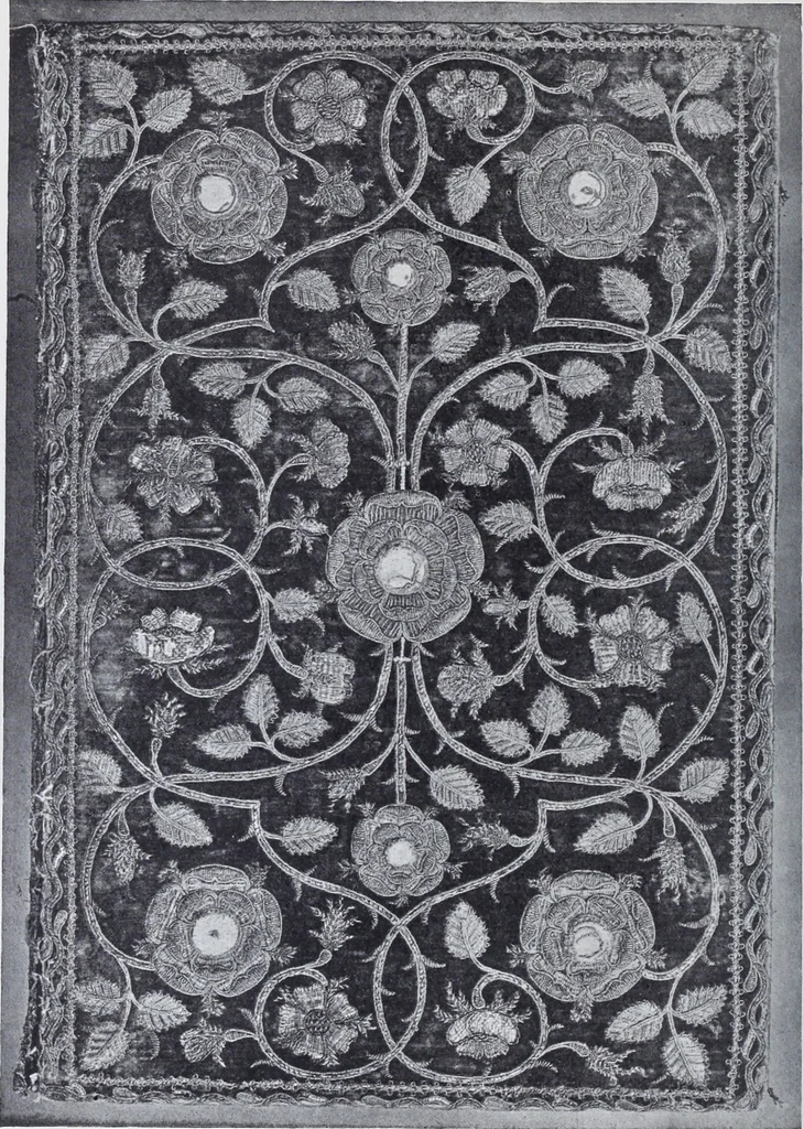 An illustration from A book of old embroidery, 1921, leaf 61