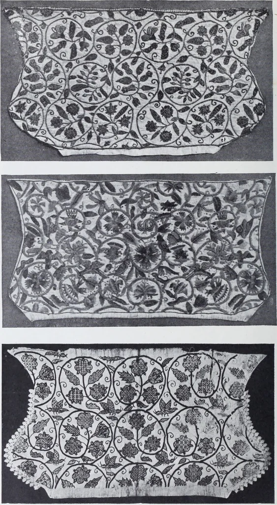 An illustration from A book of old embroidery, 1921, leaf 65