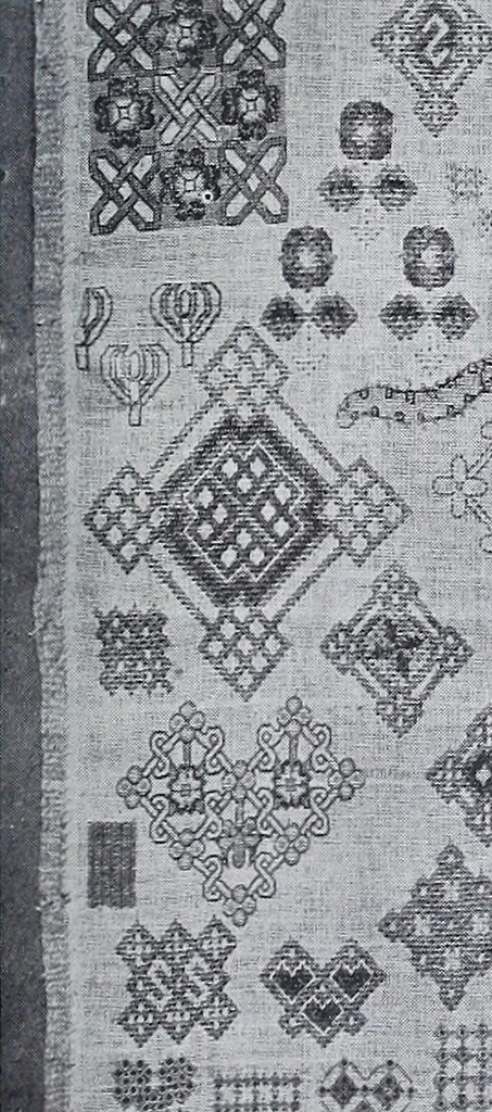 An illustration from A book of old embroidery, 1921, leaf 66