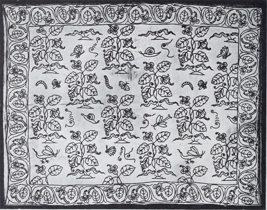 An illustration from A book of old embroidery, 1921, leaf 71