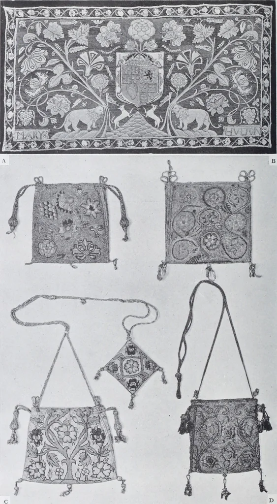An illustration from A book of old embroidery, 1921, leaf 77