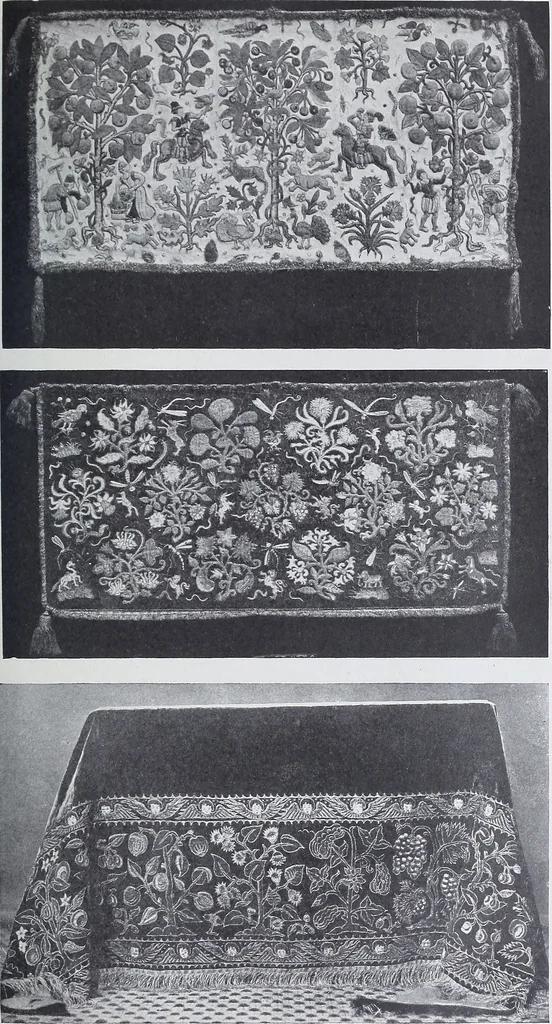 An illustration from A book of old embroidery, 1921, leaf 82