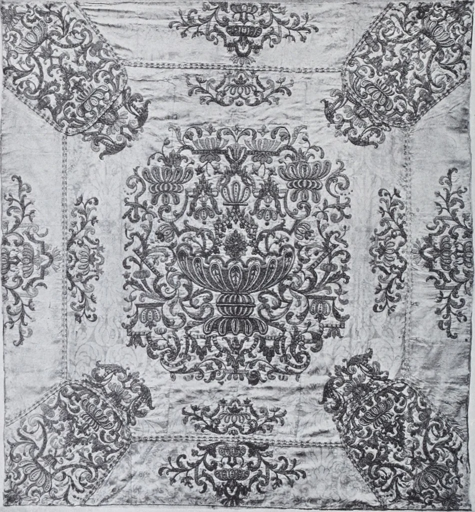 An illustration from A book of old embroidery, 1921, leaf 95