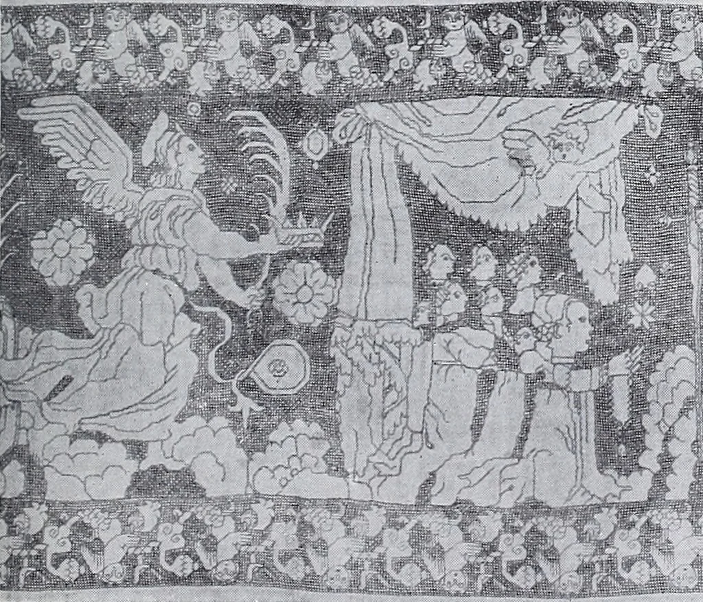 An illustration from A book of old embroidery, 1921, leaf 96