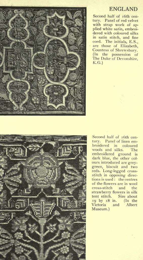 An illustration from A book of old embroidery, 1921, leaf 61