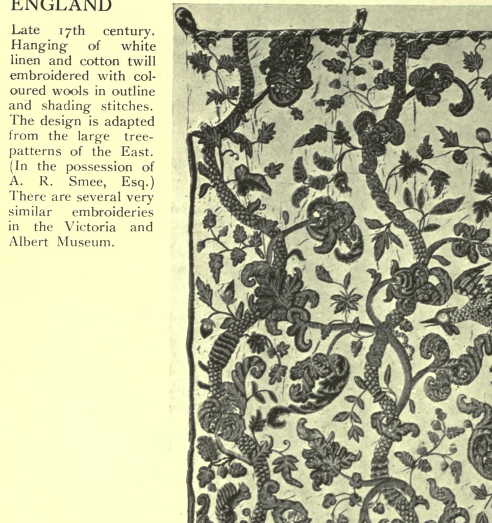 An illustration from A book of old embroidery, 1921, leaf 82