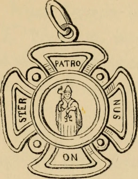 An illustration from The book of orders of knighthood and decorations of honour of all nations ..., 1858, leaf 110