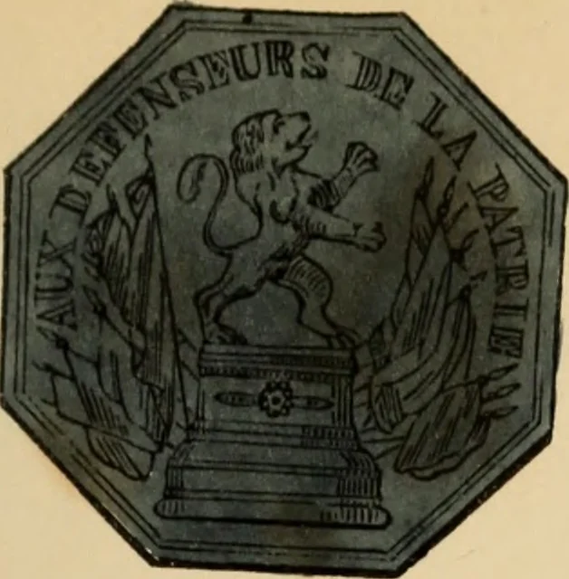 An illustration from The book of orders of knighthood and decorations of honour of all nations ..., 1858, leaf 142