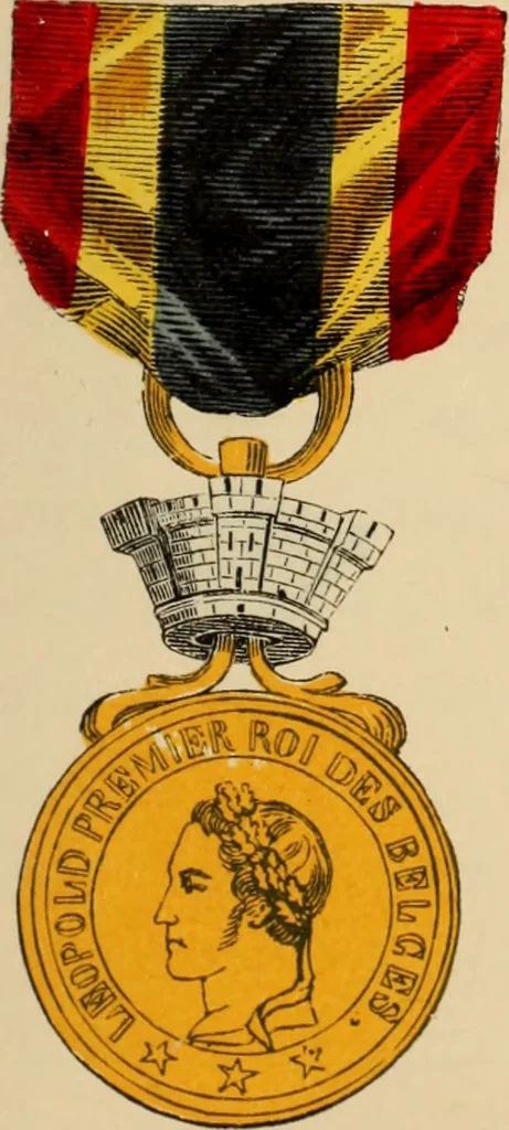 An illustration from The book of orders of knighthood and decorations of honour of all nations ..., 1858, leaf 146