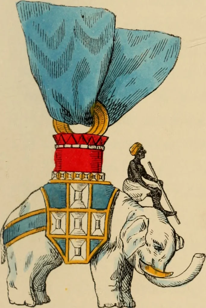 An illustration from The book of orders of knighthood and decorations of honour of all nations ..., 1858, leaf 180