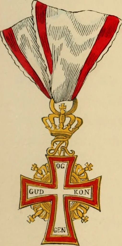 An illustration from The book of orders of knighthood and decorations of honour of all nations ..., 1858, leaf 186