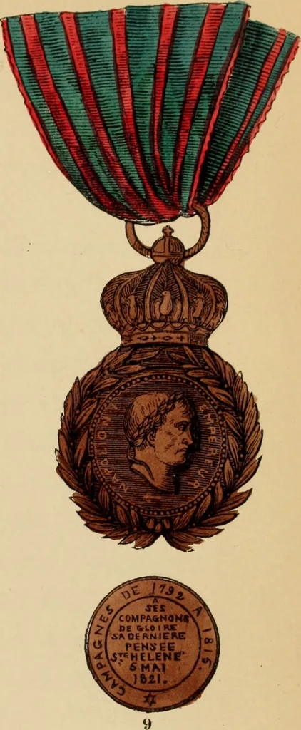 An illustration from The book of orders of knighthood and decorations of honour of all nations ..., 1858, leaf 204