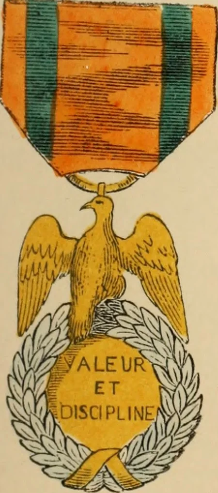 An illustration from The book of orders of knighthood and decorations of honour of all nations ..., 1858, leaf 204