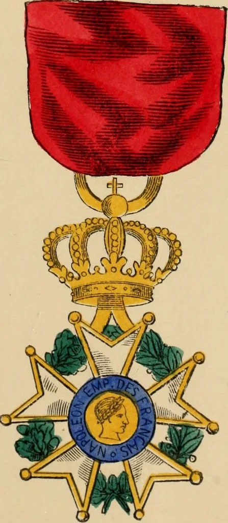 An illustration from The book of orders of knighthood and decorations of honour of all nations ..., 1858, leaf 204