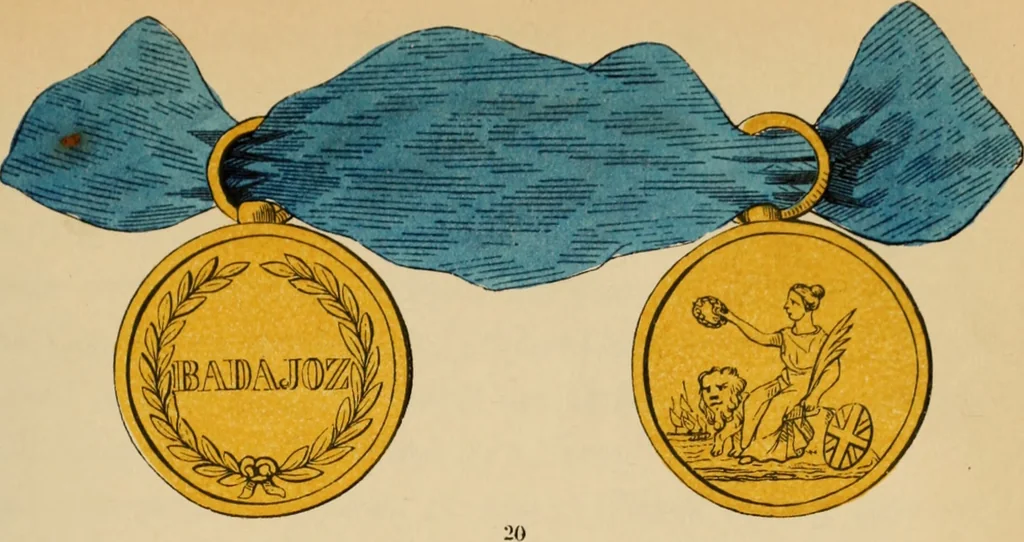 An illustration from The book of orders of knighthood and decorations of honour of all nations ..., 1858, leaf 240
