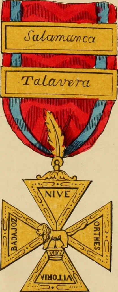 An illustration from The book of orders of knighthood and decorations of honour of all nations ..., 1858, leaf 240