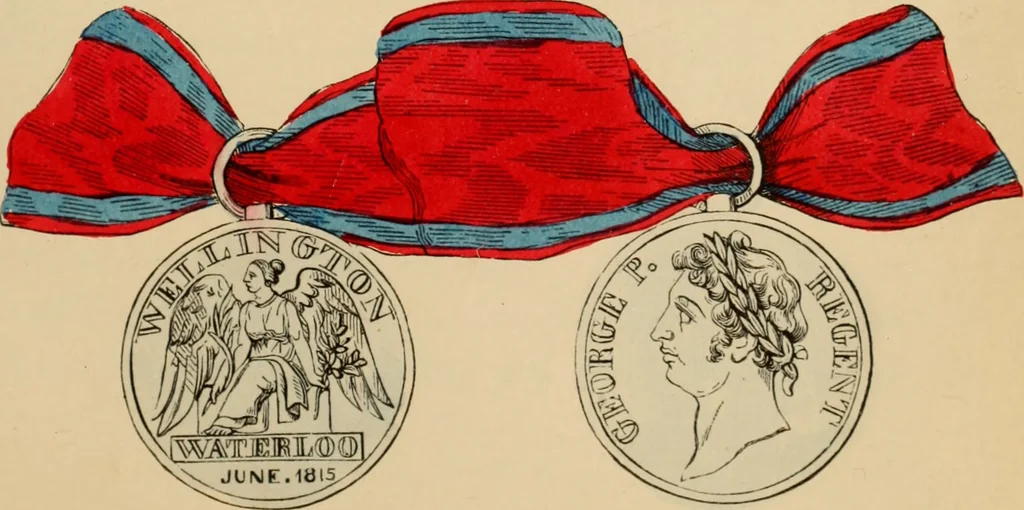 An illustration from The book of orders of knighthood and decorations of honour of all nations ..., 1858, leaf 240