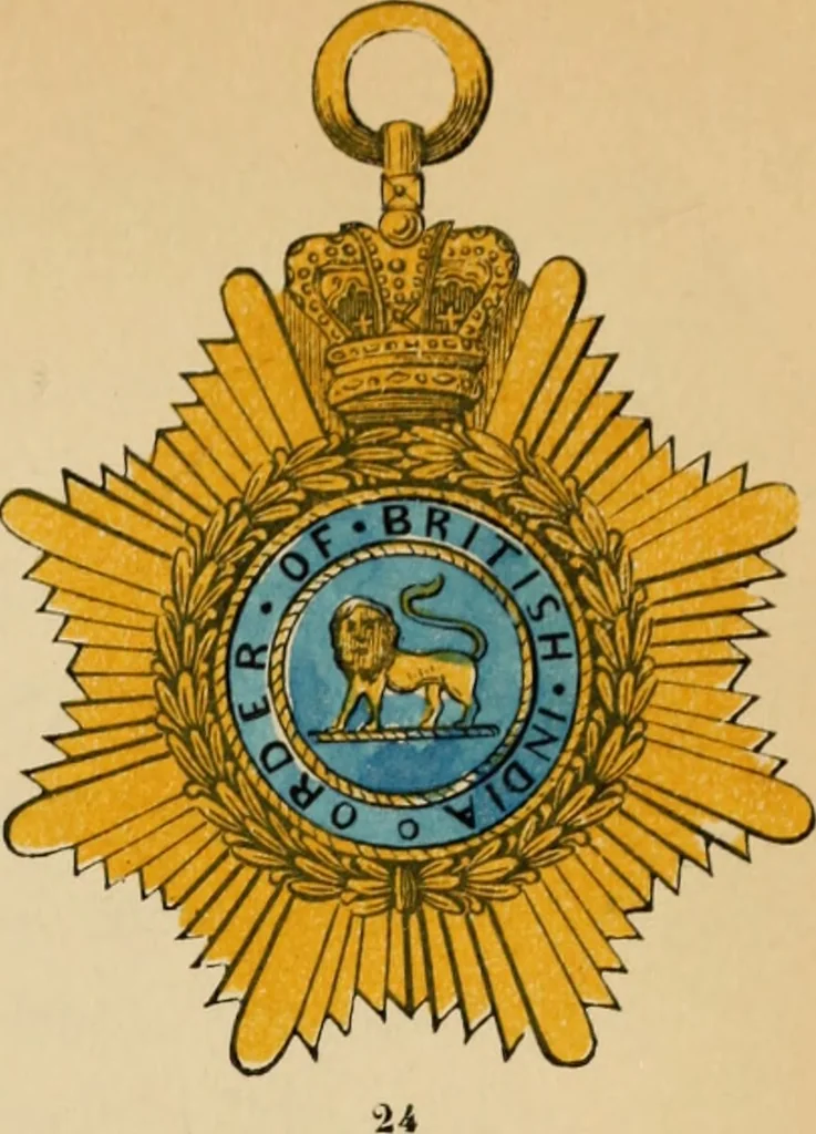 An illustration from The book of orders of knighthood and decorations of honour of all nations ..., 1858, leaf 246