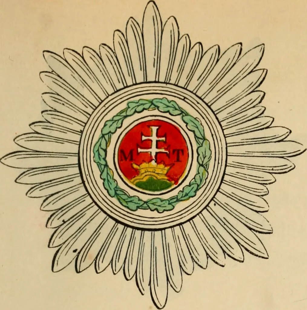 An illustration from The book of orders of knighthood and decorations of honour of all nations ..., 1858, leaf 26