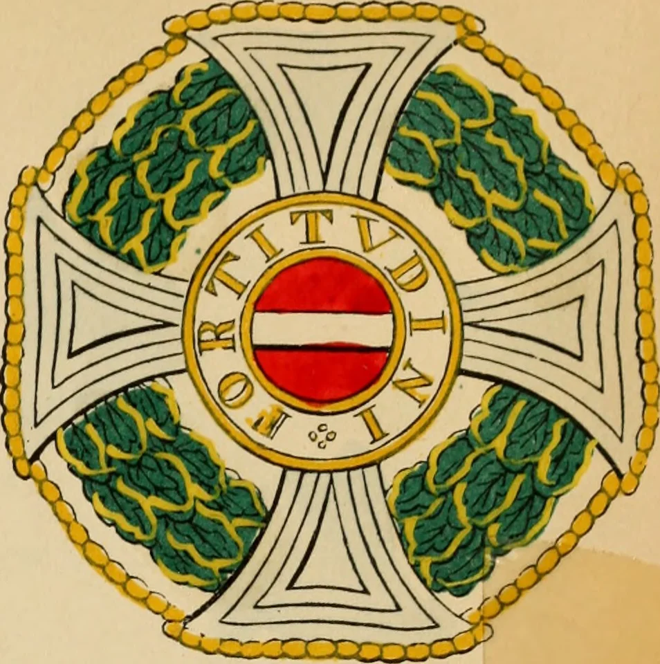 An illustration from The book of orders of knighthood and decorations of honour of all nations ..., 1858, leaf 26