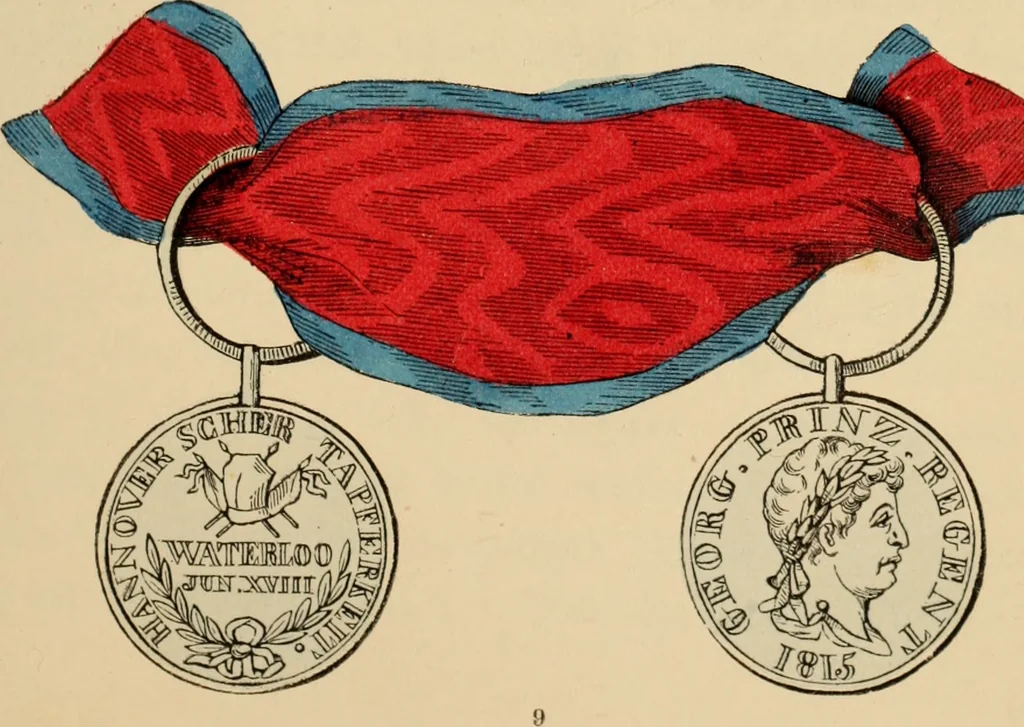 An illustration from The book of orders of knighthood and decorations of honour of all nations ..., 1858, leaf 276