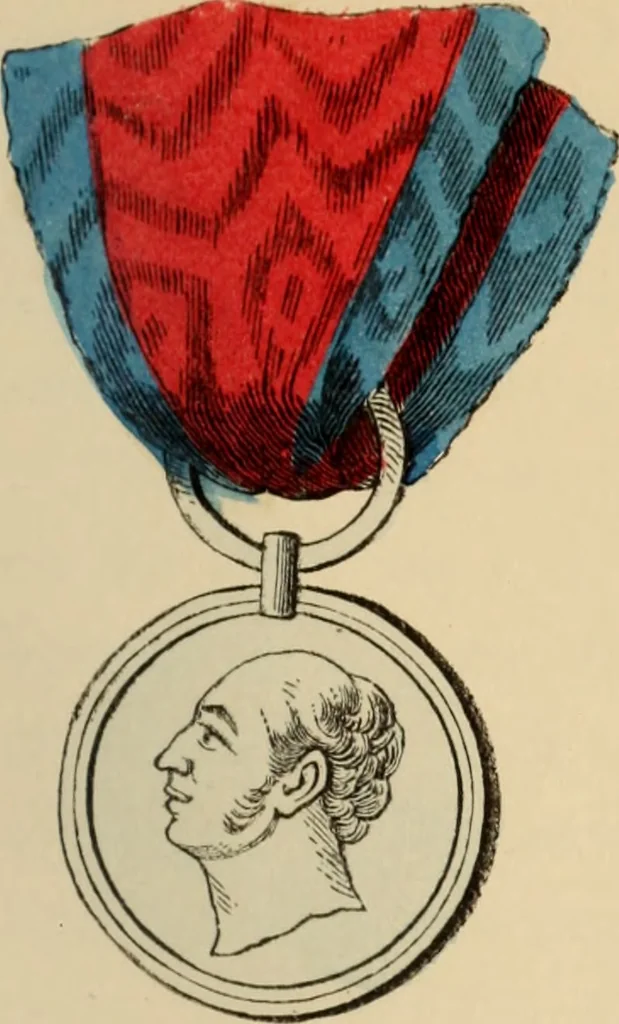 An illustration from The book of orders of knighthood and decorations of honour of all nations ..., 1858, leaf 286