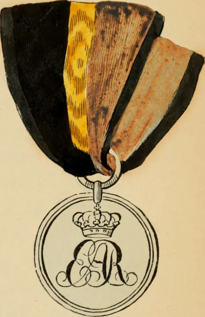 An illustration from The book of orders of knighthood and decorations of honour of all nations ..., 1858, leaf 286