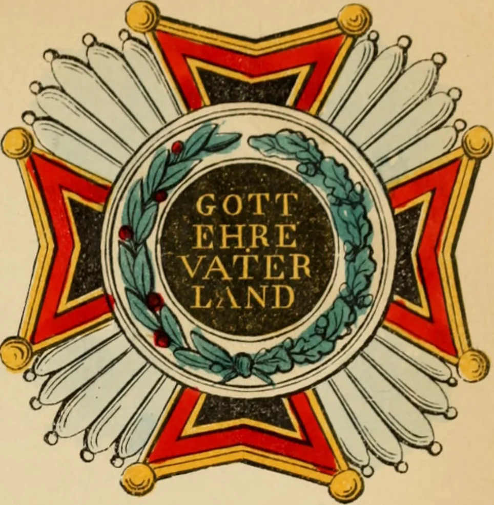 An illustration from The book of orders of knighthood and decorations of honour of all nations ..., 1858, leaf 306
