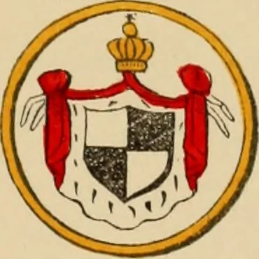 An illustration from The book of orders of knighthood and decorations of honour of all nations ..., 1858, leaf 318