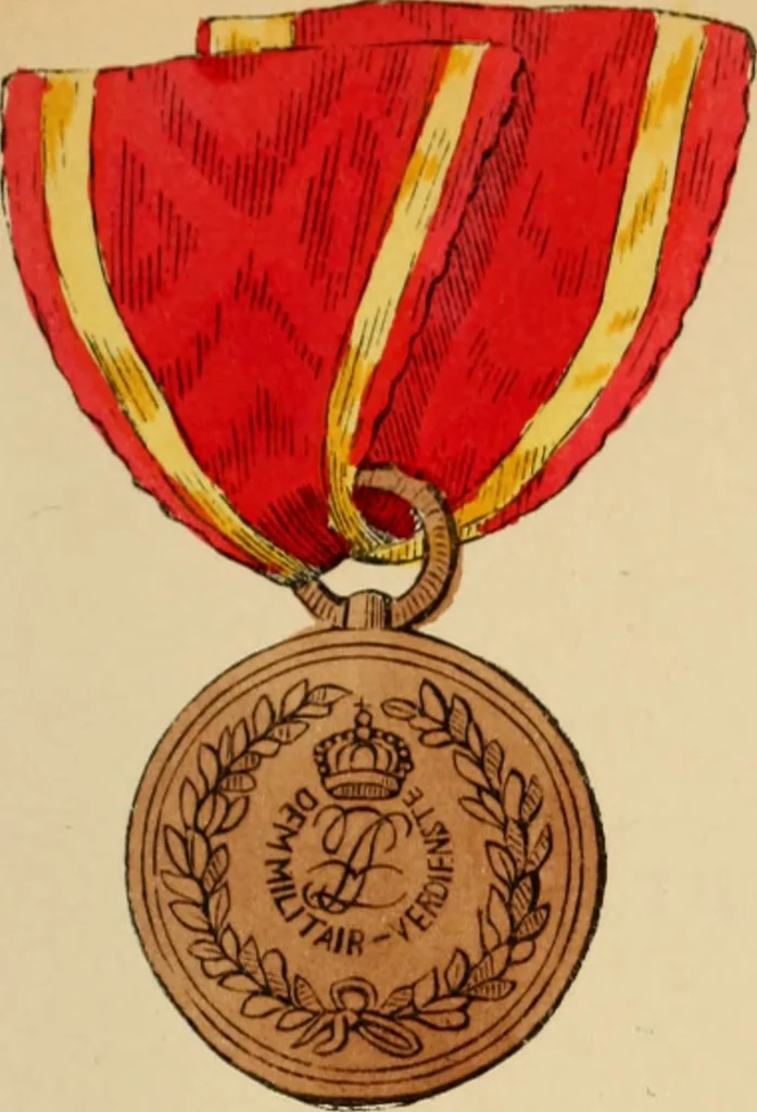 An illustration from The book of orders of knighthood and decorations of honour of all nations ..., 1858, leaf 344