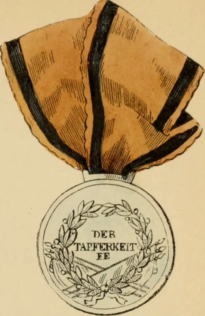 An illustration from The book of orders of knighthood and decorations of honour of all nations ..., 1858, leaf 370