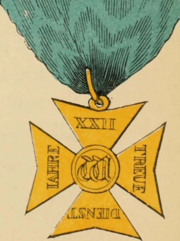 An illustration from The book of orders of knighthood and decorations of honour of all nations ..., 1858, leaf 370