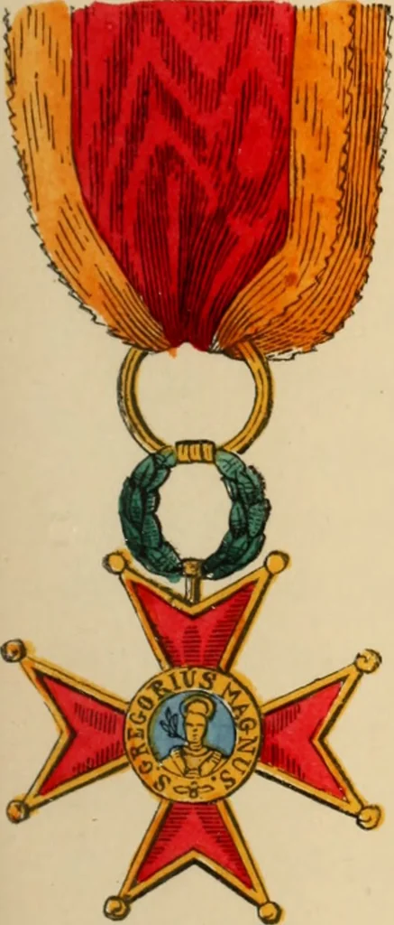 An illustration from The book of orders of knighthood and decorations of honour of all nations ..., 1858, leaf 390