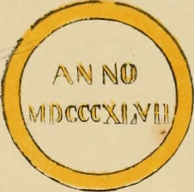 An illustration from The book of orders of knighthood and decorations of honour of all nations ..., 1858, leaf 406