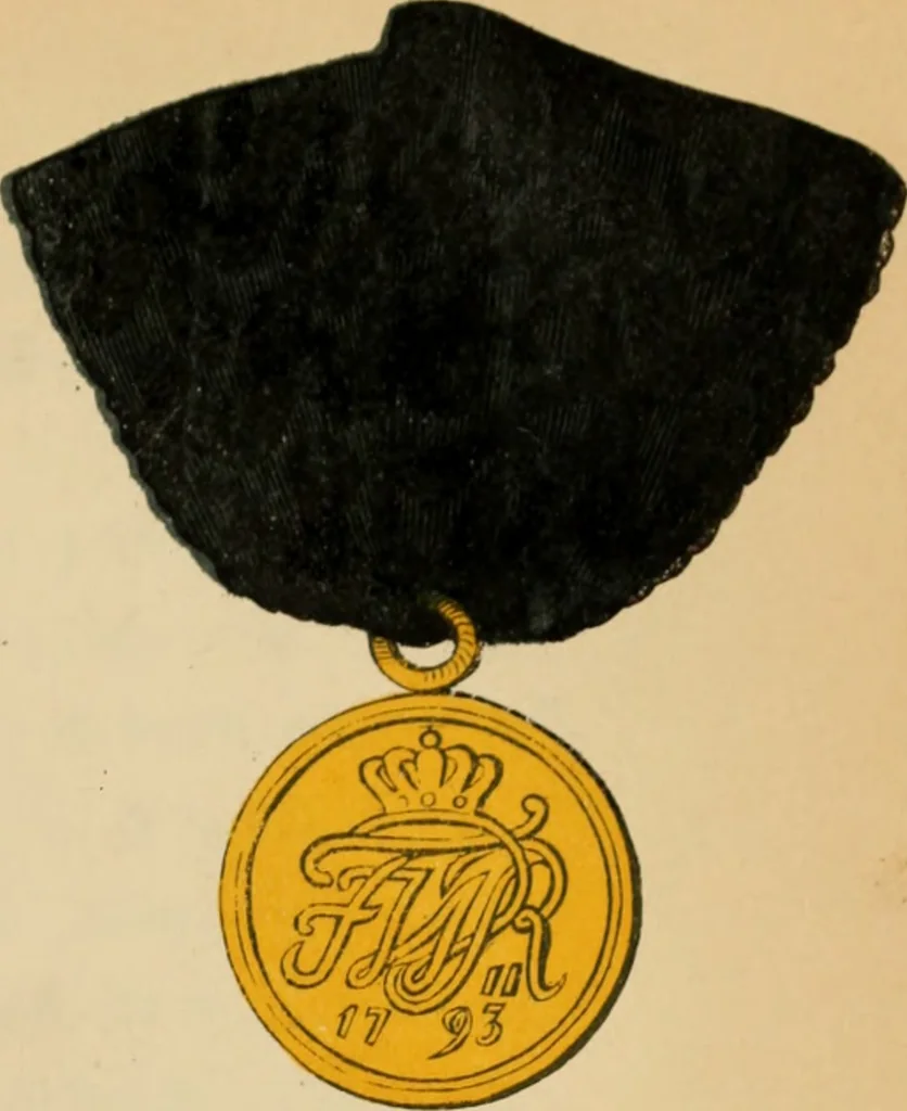 An illustration from The book of orders of knighthood and decorations of honour of all nations ..., 1858, leaf 488