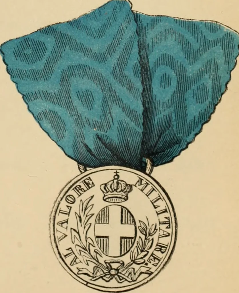 An illustration from The book of orders of knighthood and decorations of honour of all nations ..., 1858, leaf 564