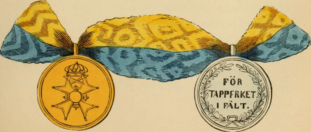 An illustration from The book of orders of knighthood and decorations of honour of all nations ..., 1858, leaf 708