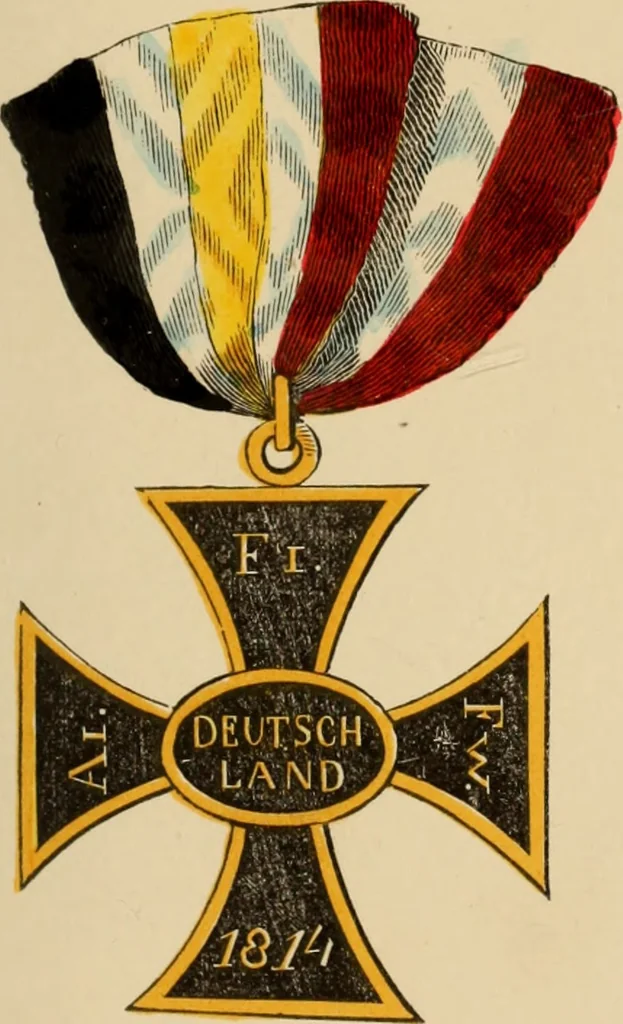 An illustration from The book of orders of knighthood and decorations of honour of all nations ..., 1858, leaf 716