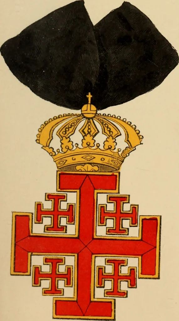 An illustration from The book of orders of knighthood and decorations of honour of all nations ..., 1858, leaf 720